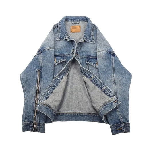Men's Loose Plus Size All Match Denim Jacket