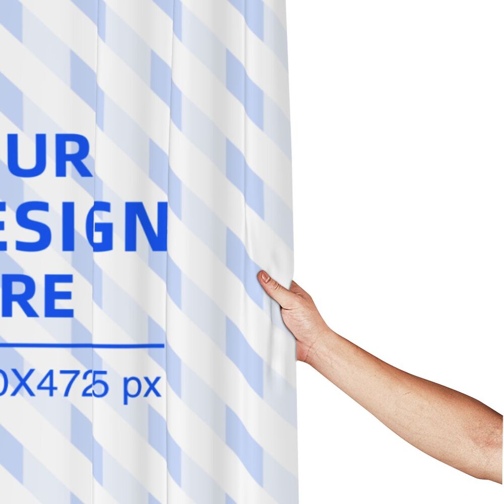 Create Your Own 60x72in Waterproof Quick Dry Bathroom Shower Curtain