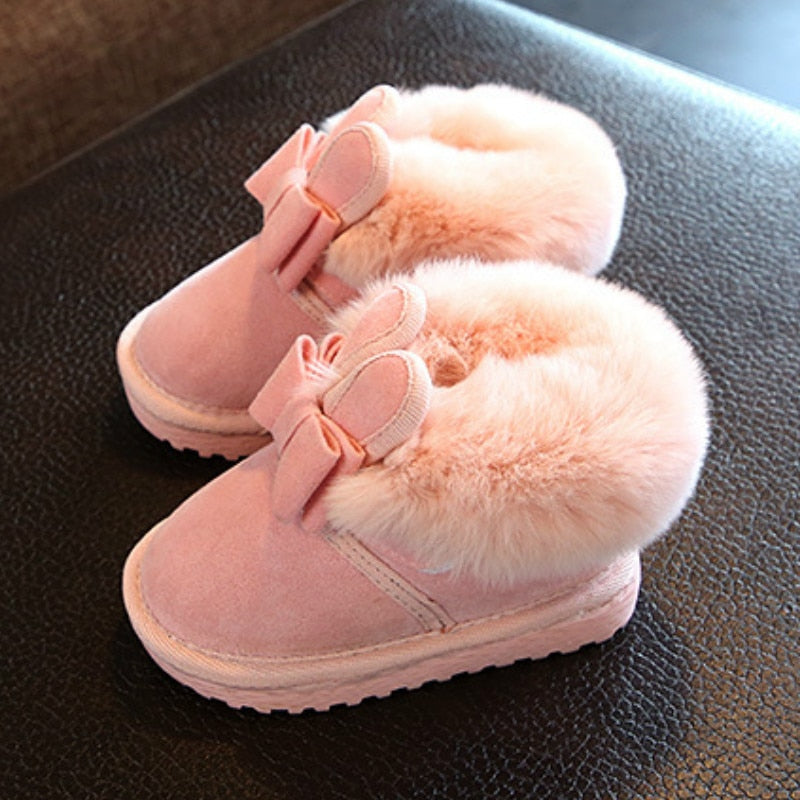 New winter children's Plush Princess Snow Boots