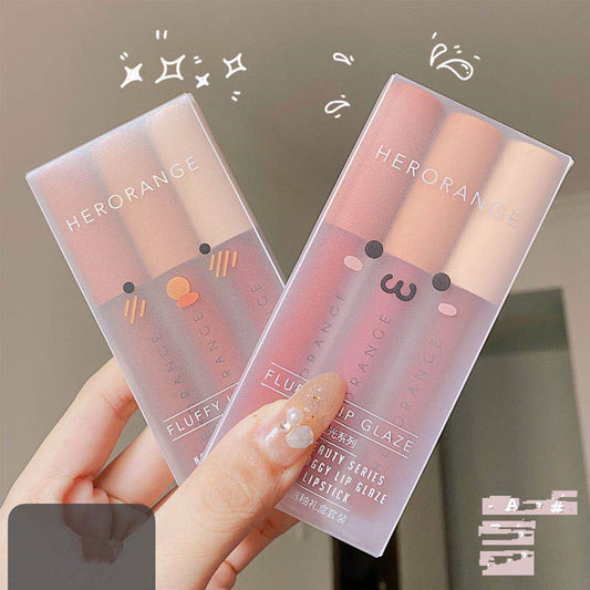 Fashion matte matte velvet gift box set