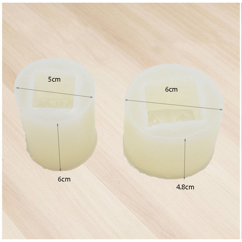 Fondant Gift Box Scented Candle Silicone Mold