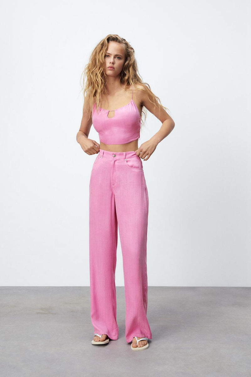 All-match Women's Summer New Product Line Decoration Drape Pants