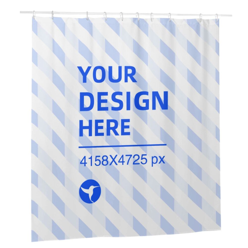 Create Your Own 66x72in Waterproof Quick Dry Bathroom Shower Curtain