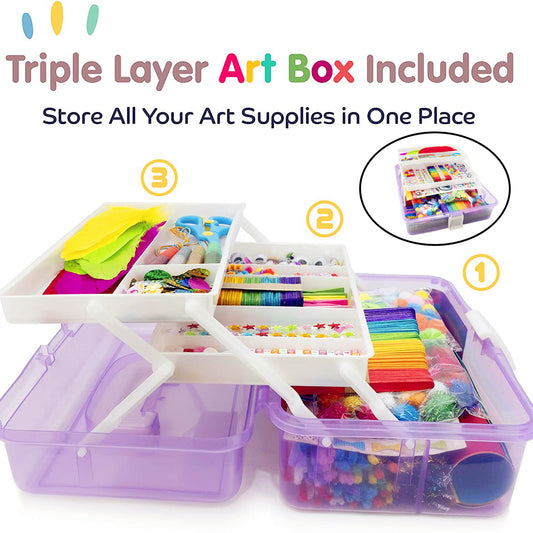 Multi-piece Children's Portable Treasure Box Gift Box DIY Toys