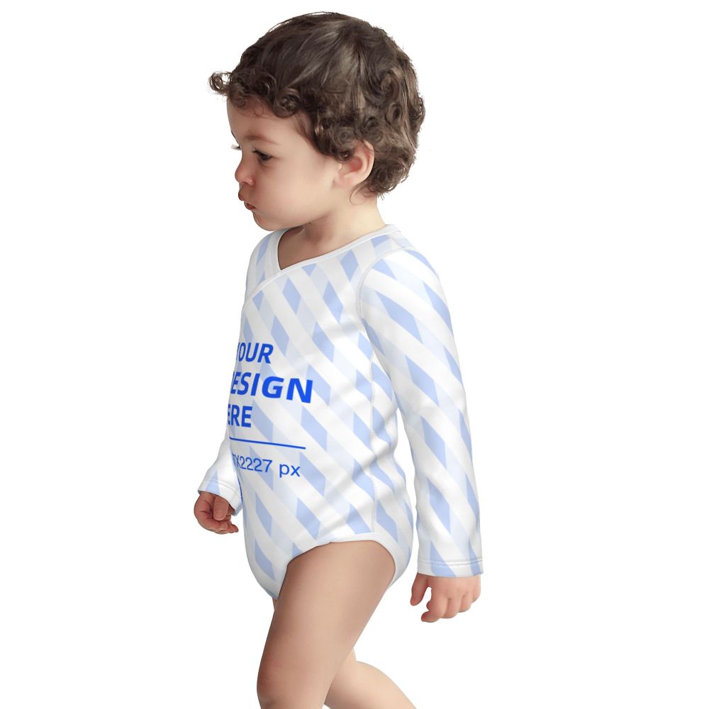 Create Your Own Soft And Skin-friendly Baby Cotton Long-sleeved Romper
