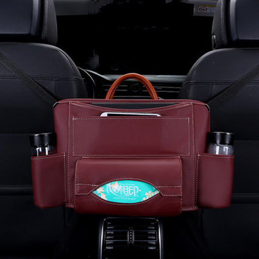 Car seat back multifunctional storage hanging bag