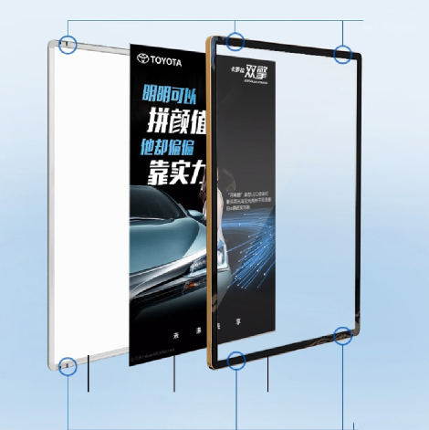 Wall-mounted Magnetic Attraction Display Board