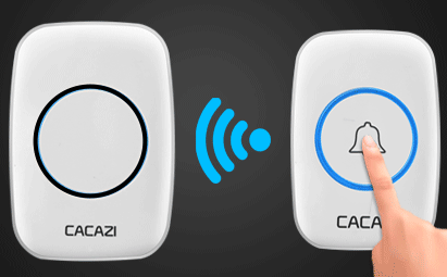 Wireless doorbell home new long-distance remote control old pager Intelligent exchange doorbell