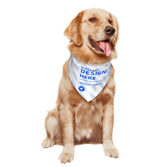 Create Your Own Pet Cat And Dog Decorative Triangle Scarf