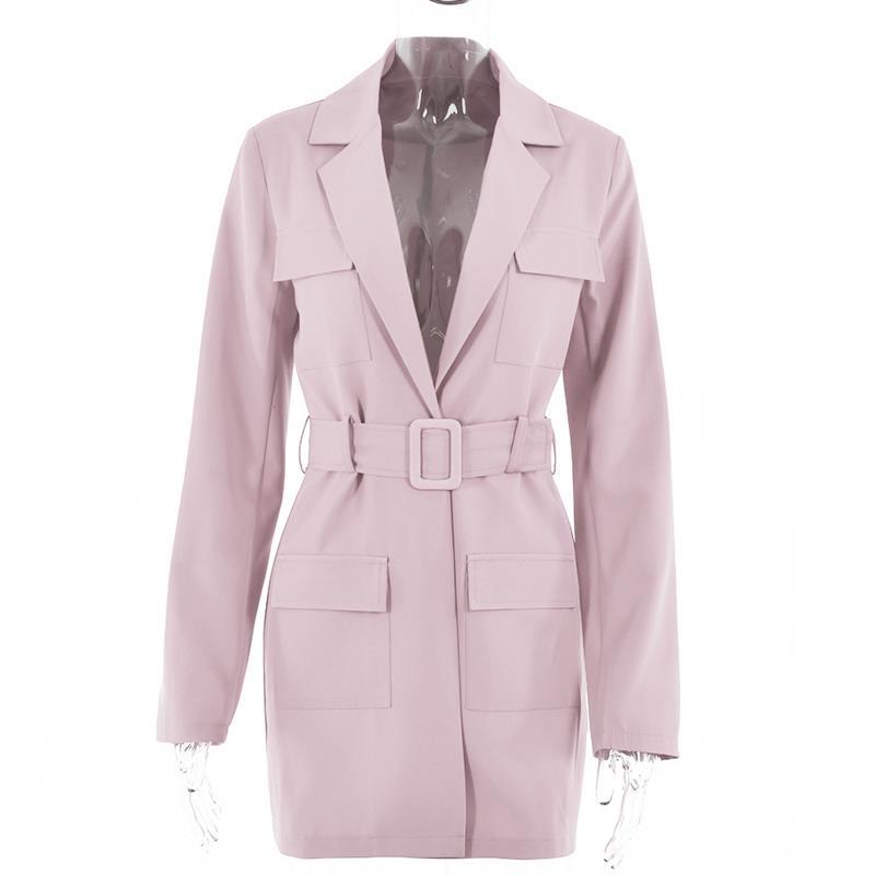 Lapel Long Sleeve Plus Size Fashion Jacket
