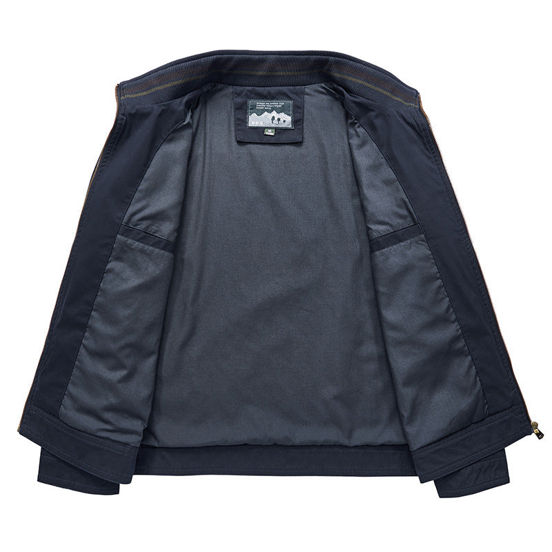 New Men's Casual Jacket Plus Size Stand Collar
