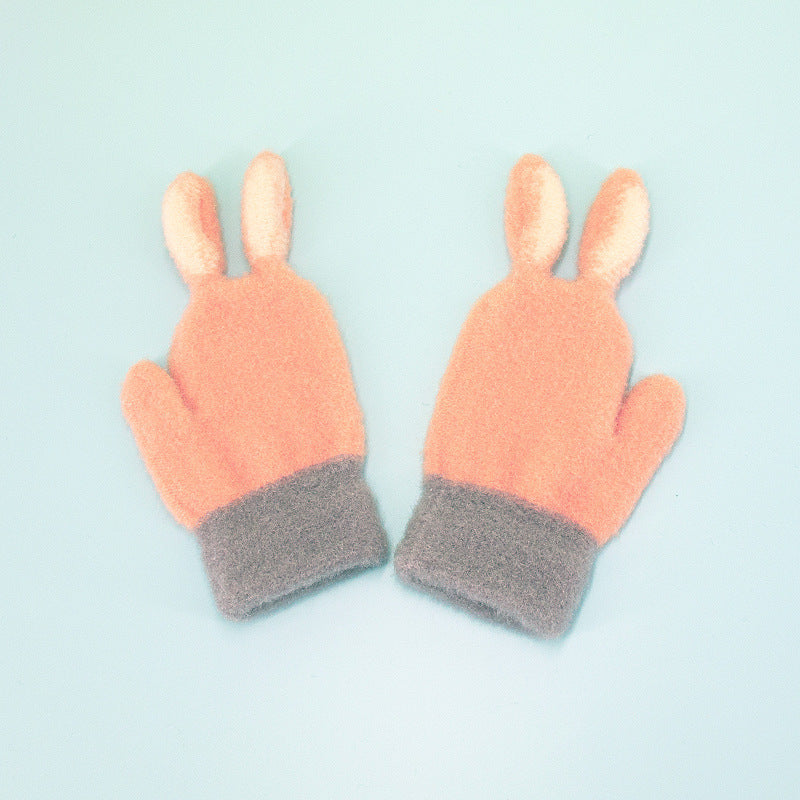 Winter Children's Woolen Gloves For Warmth