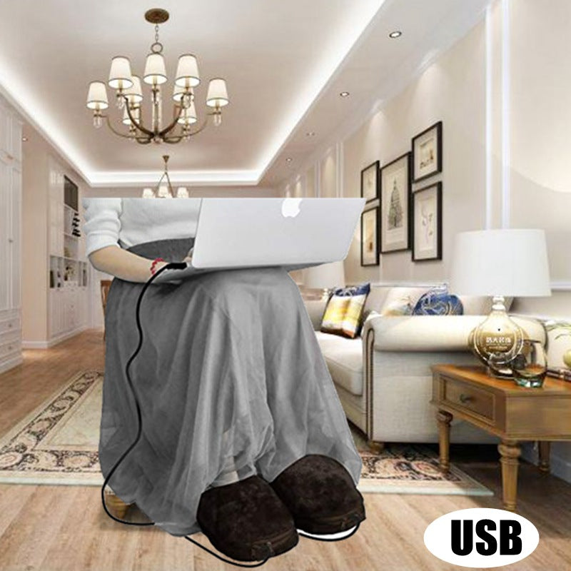 Warmer Heated-Slipper Electric-Feet Portable Winter Soft Home Usb-Pad Cold-Relief-Gift
