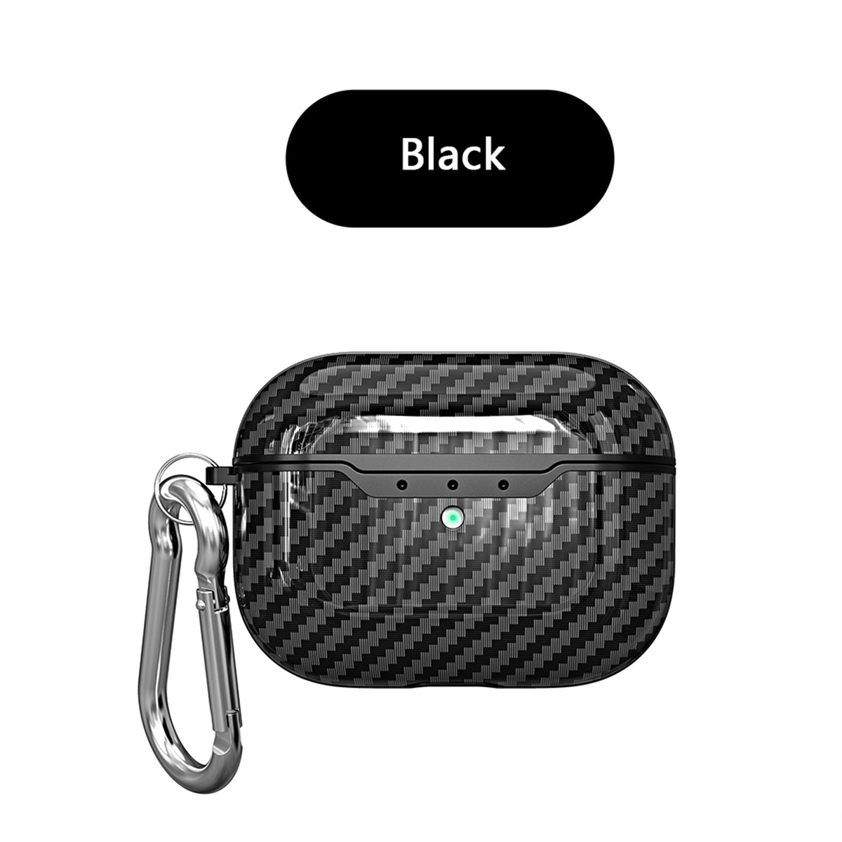 Compatible with Apple, Bluetooth Headset Case Carbon Fiber Pattern Drop