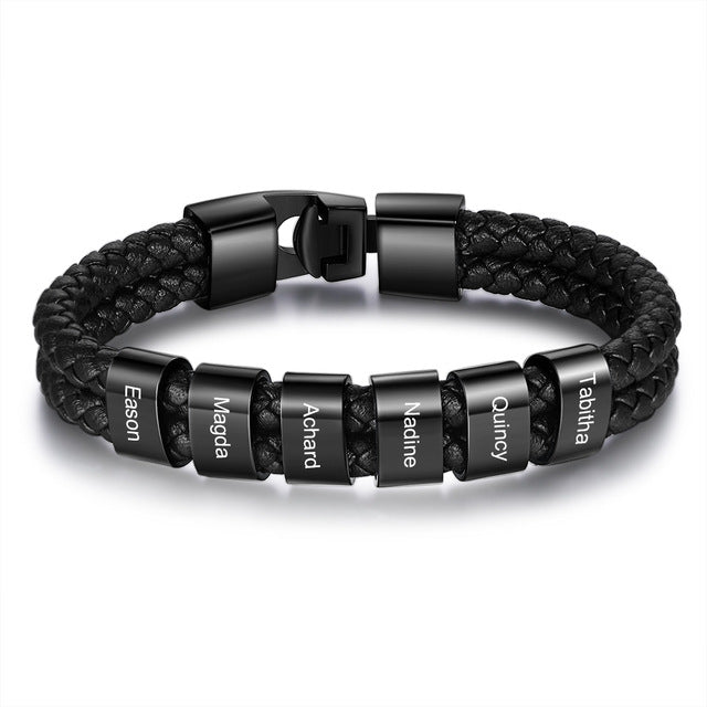 Leather Braided Men's Personality Couple Bracelet