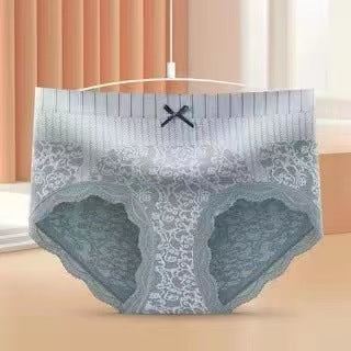 Plus Size Briefs Lace Mid Waist Women Shaping