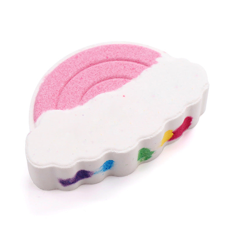 Rainbow Clouds Bath Salt Essential Oil Children Salt Bomb