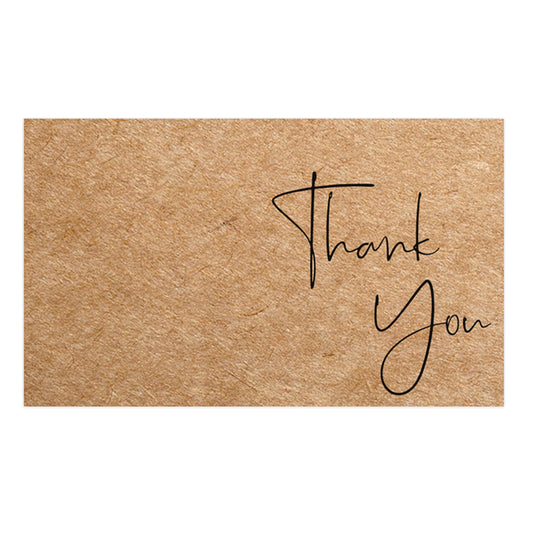 Thank You Vintage Thank You Greeting Card Paper Holiday Gift Decoration