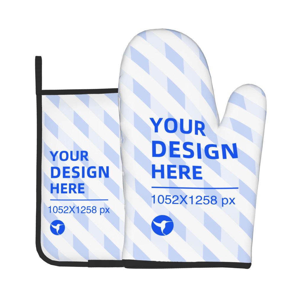 Create Your Own Kitchen Baking Insulation Gloves Pot Holder Two-Piece Set