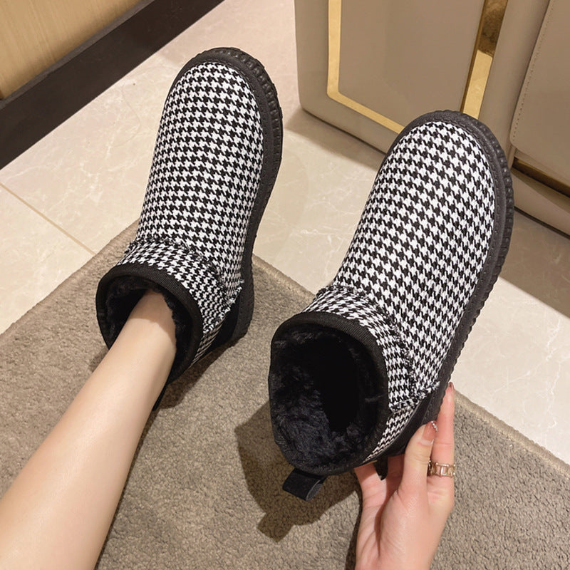 Women's Outdoor Padded Thickening Warm Hundred Cotton Boots