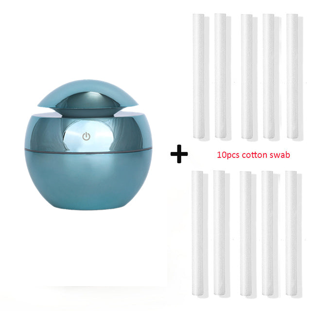 USB Aroma Essential Oil Diffuser Ultrasonic Cool Mist Humidi