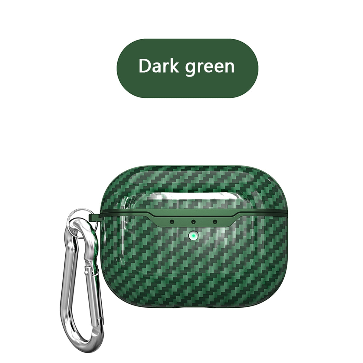 Compatible with Apple, Bluetooth Headset Case Carbon Fiber Pattern Drop