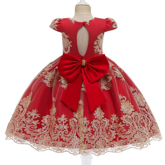 Children's Princess Skirt Pompadour Dress Host