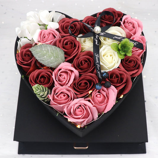 New Flower Packaging Crystal Magic Cube Gift Box