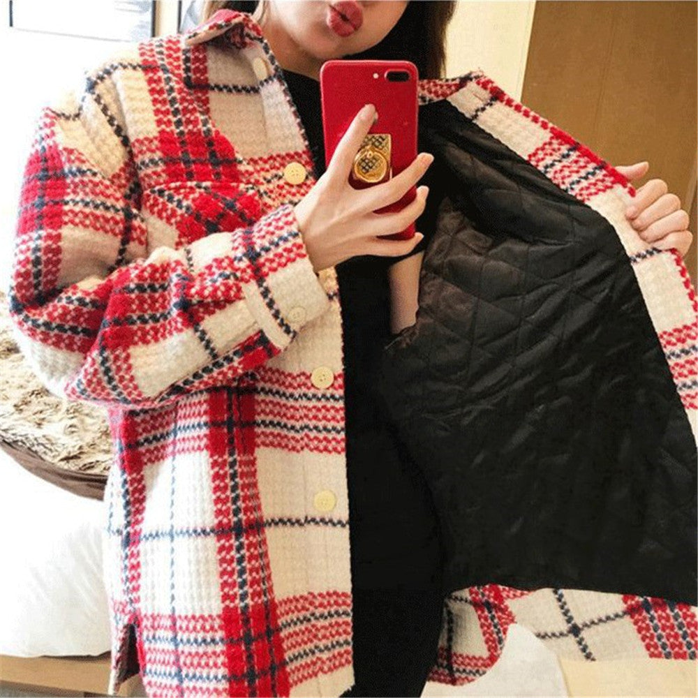 Women's Autumn And Winter Woolen Coat