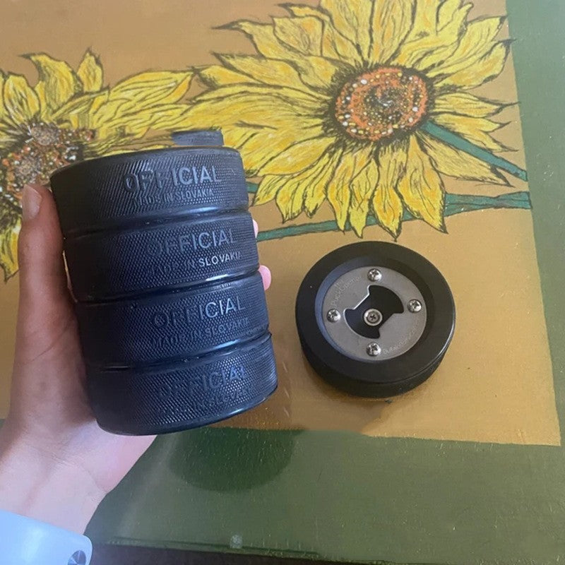 Hockey Cup Set Pen Holder Sports Gift Puck Hockey Decor Christmas Decorations