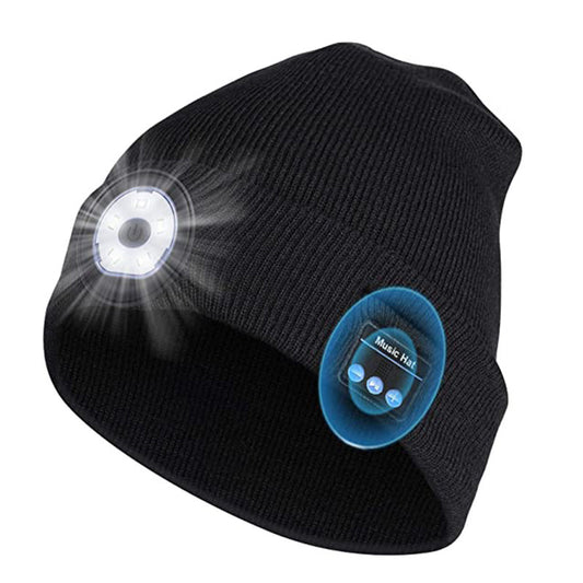 Bluetooth Headset Hat Led Luminous Wireless Music - FLIPSTYLEZLLC