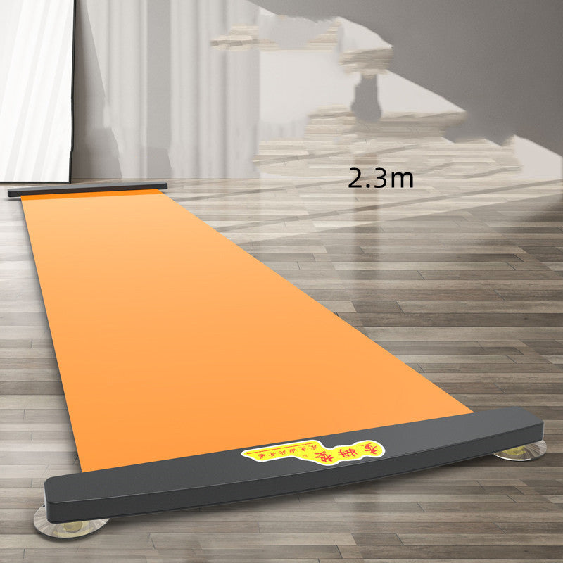 Slide Board Speed Skating Training Mat Sliding Board Portable Sliding Board For Leg Exercise Ice Hockey Short Track Home Gym Fitness Practice