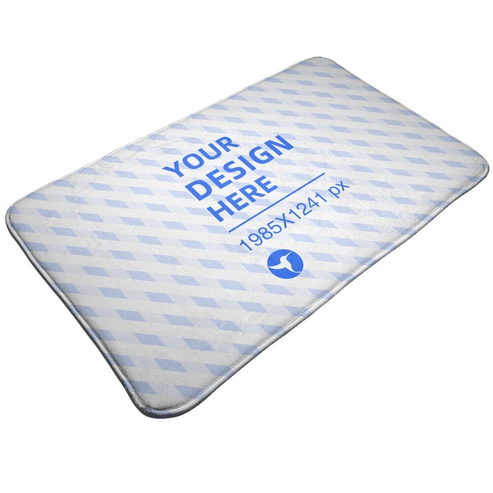 Create Your Own Flannel Absorbent Non-slip Easy-care Floor Mat