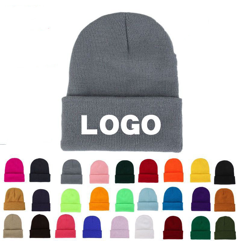 Compton Cold Men And Women All-match Wool Knitted Hat