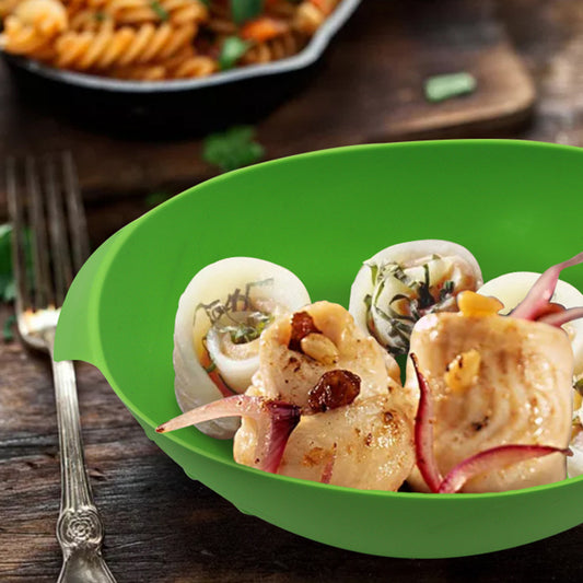 Home Kitchen Silicone Steamer Microwave Steamer Oven Fish Kettle Poacher Cooker Food Vegetable Bowl Basket Kitchen Cooking Tools