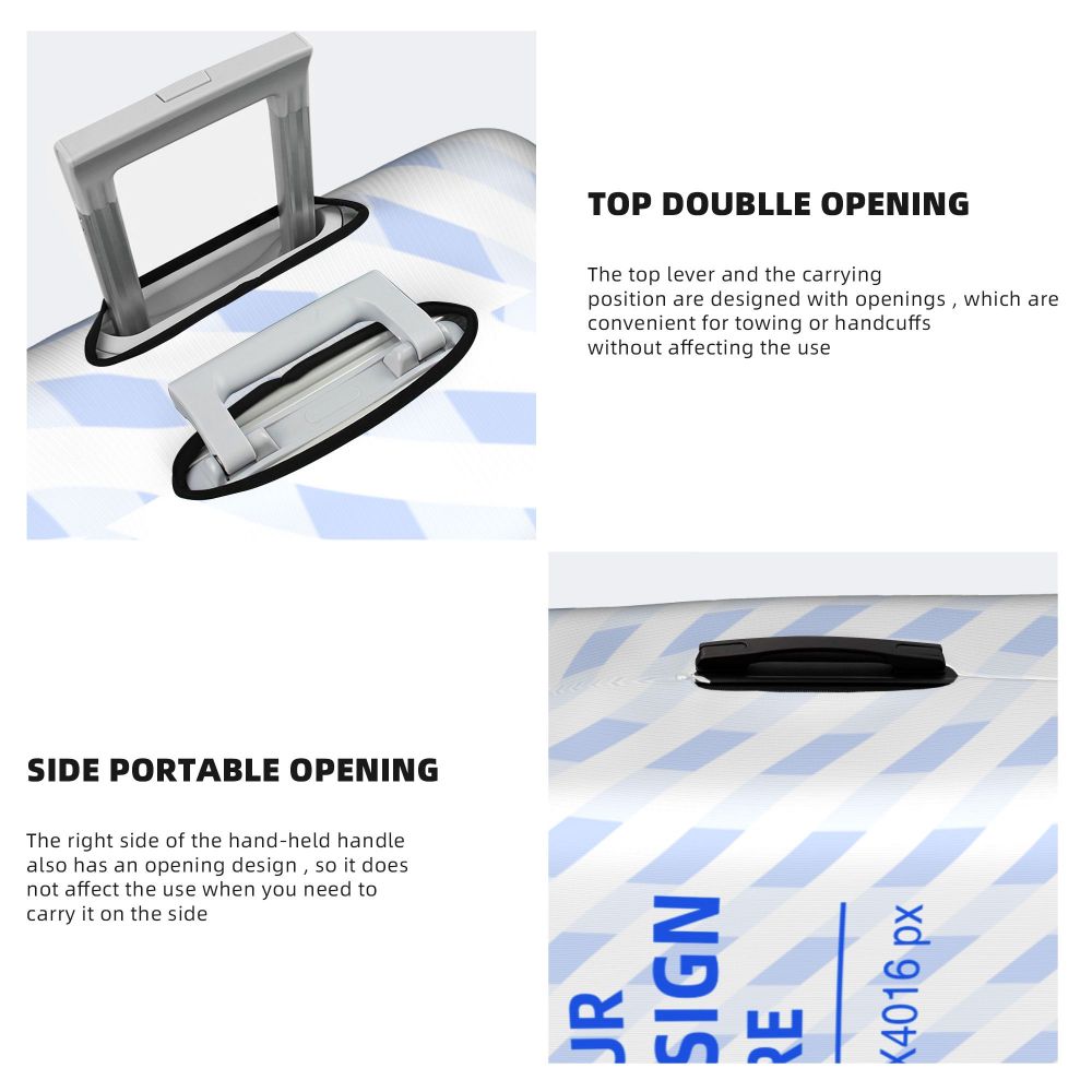 Create your own upload your own design Thickened Wear-resistant Trolley Suitcase Protective Cover