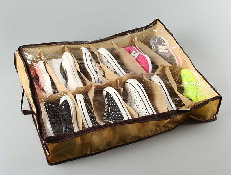 Transparent Dust-proof And proof Non-woven Fabric Storage Shoe Box