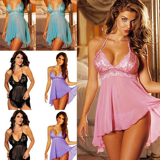 Women's Solid Color Sleeveless Nightdress Plus Size