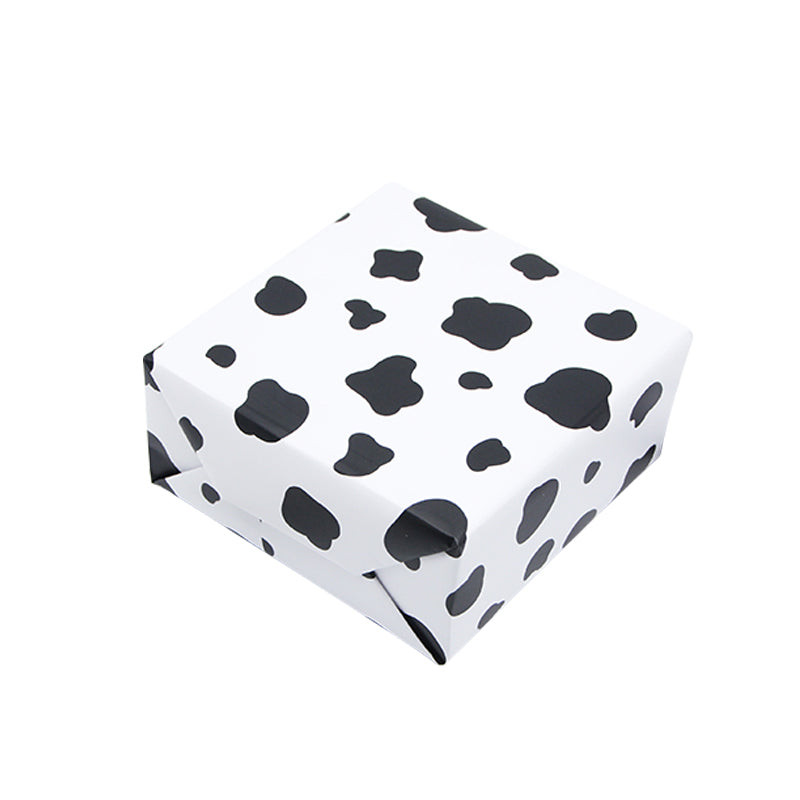 Spotted cow gift box wrapping paper