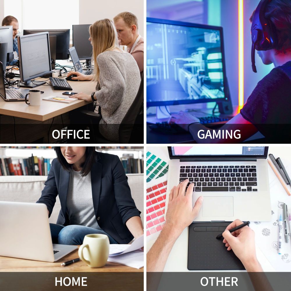 Create Your Own 17x35in Horizontal Oversized Leather Waterproof Keyboard Pad