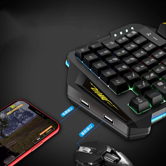 Wireless Bluetooth Keyboard Automatic Game Assist Android Universal