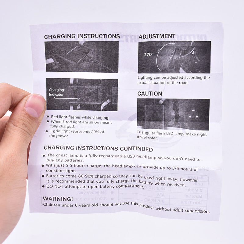 LED safety warning light