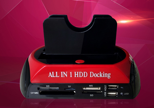 Cradle Multi-Function HDD Block HDD Holder With Card Reader HDD Enclosure