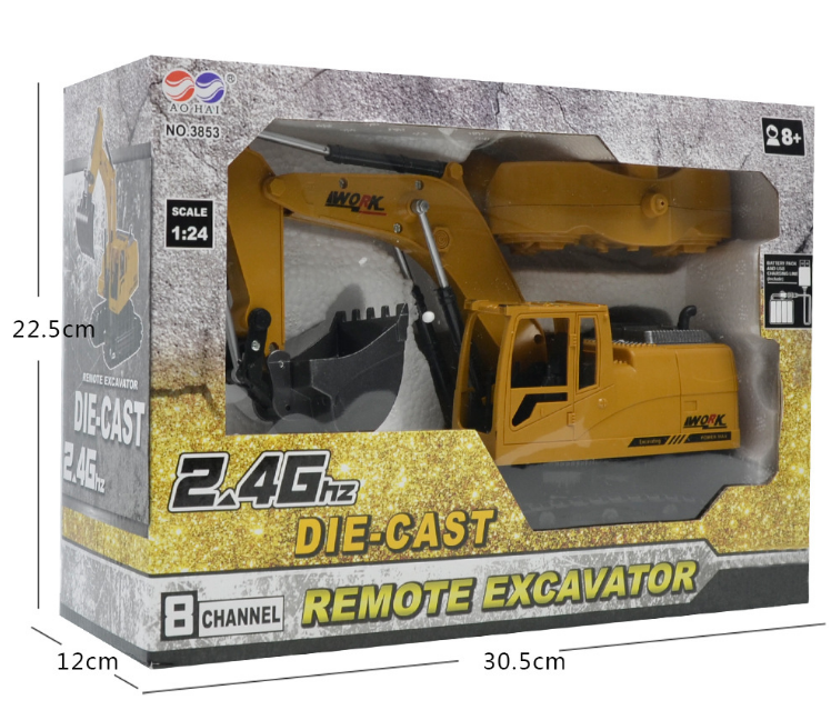 Wireless remote control excavator