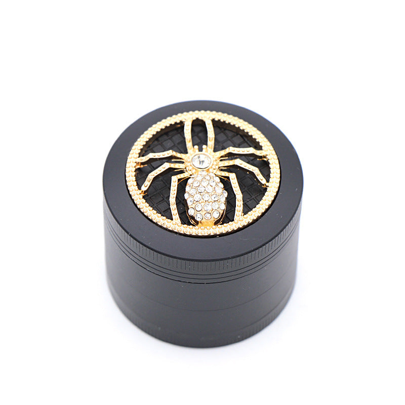 Diamond-studded smoke grinder