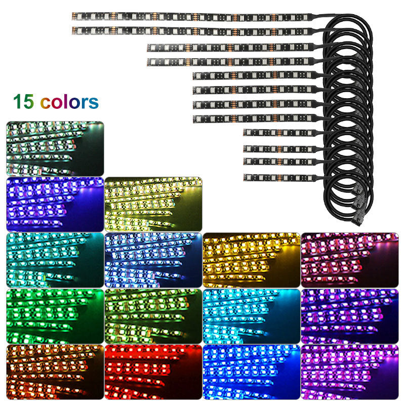 One For Twelve Bluetooth APP Atmosphere Light Remote Control Colorful Light Bar