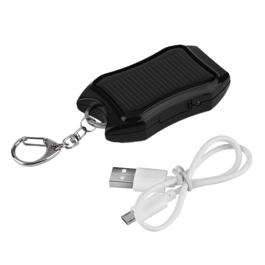 Solar Mobile Phone Power Bank Flashlight Keychain Power