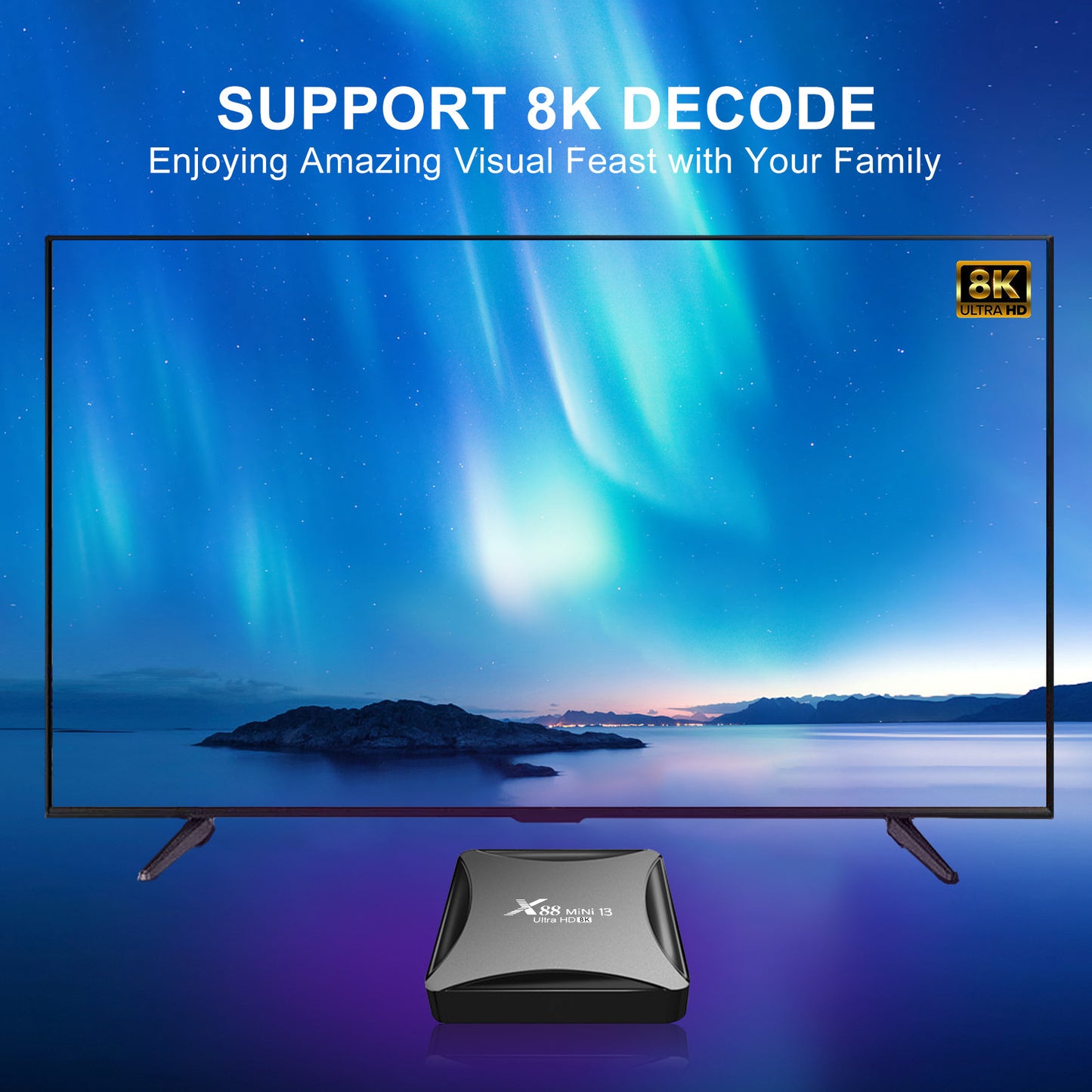 Android Dual-band Wireless Network Set-top Box