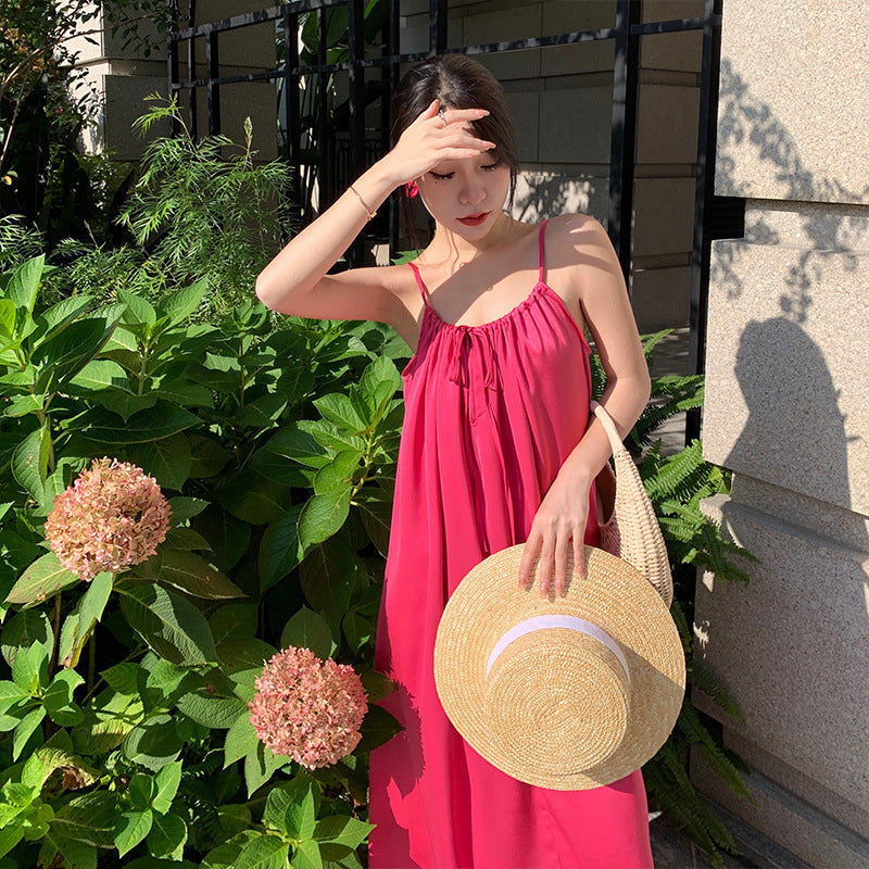 French Niche Super Fairy Back Beach Skirt