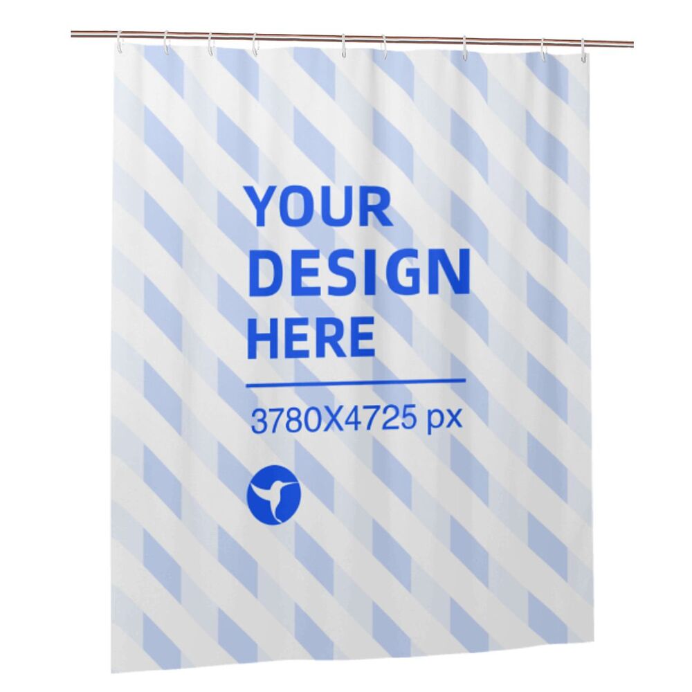 Create Your Own 60x72in Waterproof Quick Dry Bathroom Shower Curtain